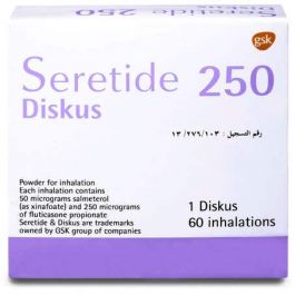 Seretide 250 Mcg Diskus 60Pcs