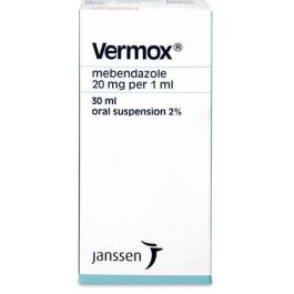Vermox 2% Suspension 30 Ml