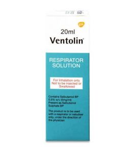 Ventolin 0.05% Inhaler Solution 20Ml