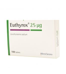 Euthyrox 25 Mcg Tablet 100Pcs